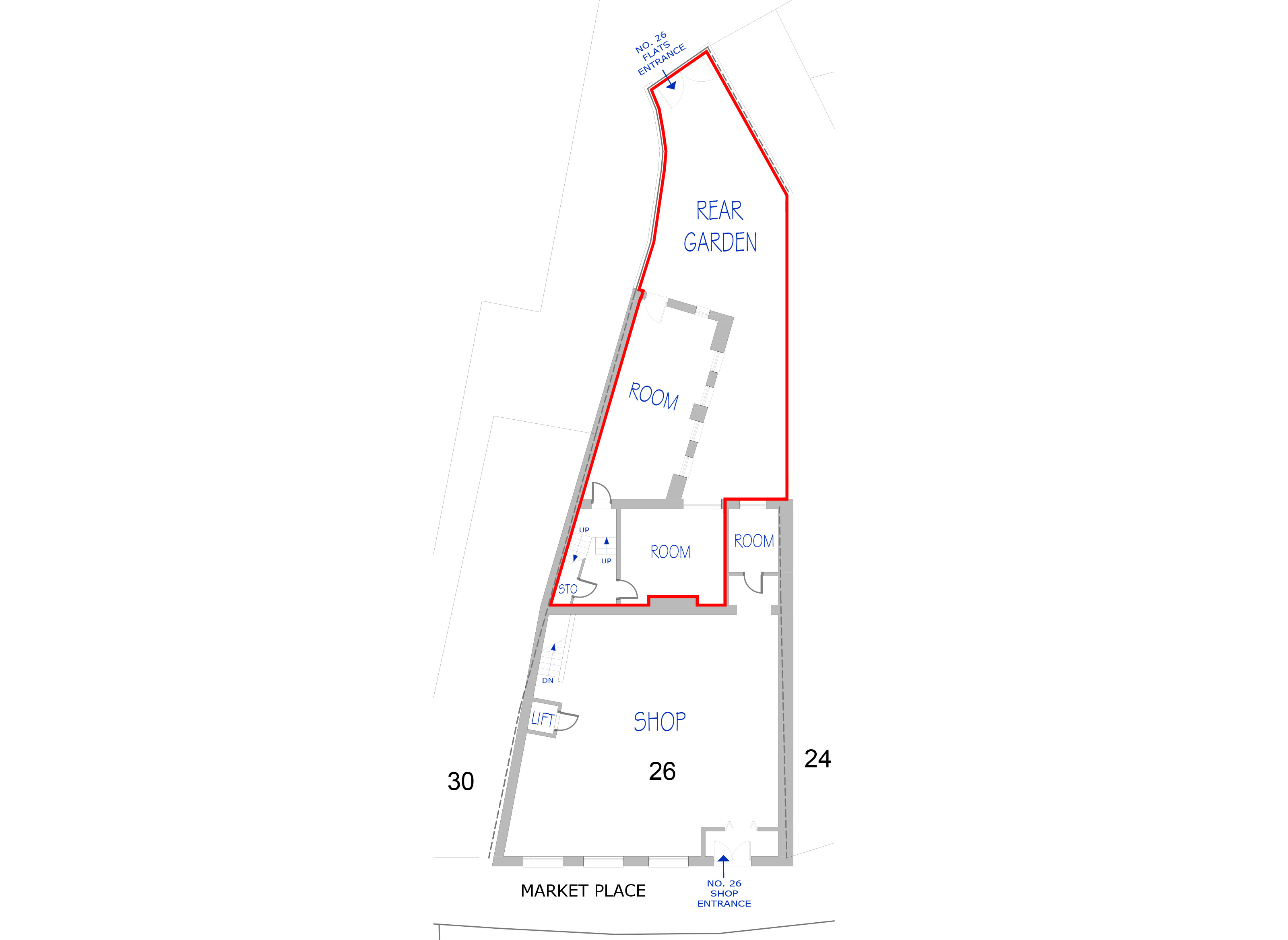 Lot: 14 - VACANT TOWN CENTRE COMMERCIAL PREMISES AND YARD WITH POTENTIAL -